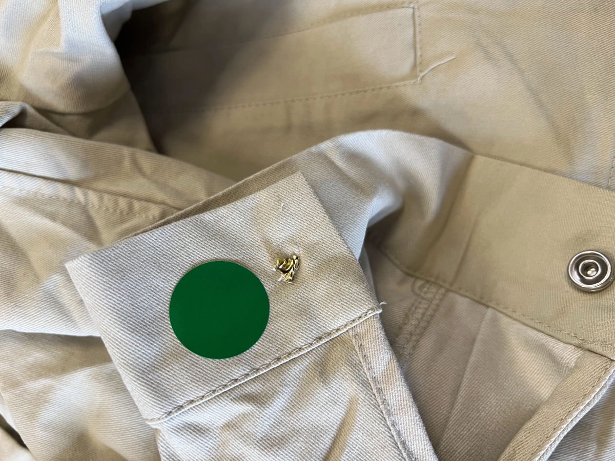 Ветровка размер 48-56, арт. 26799 (олива) Уценка фото 2