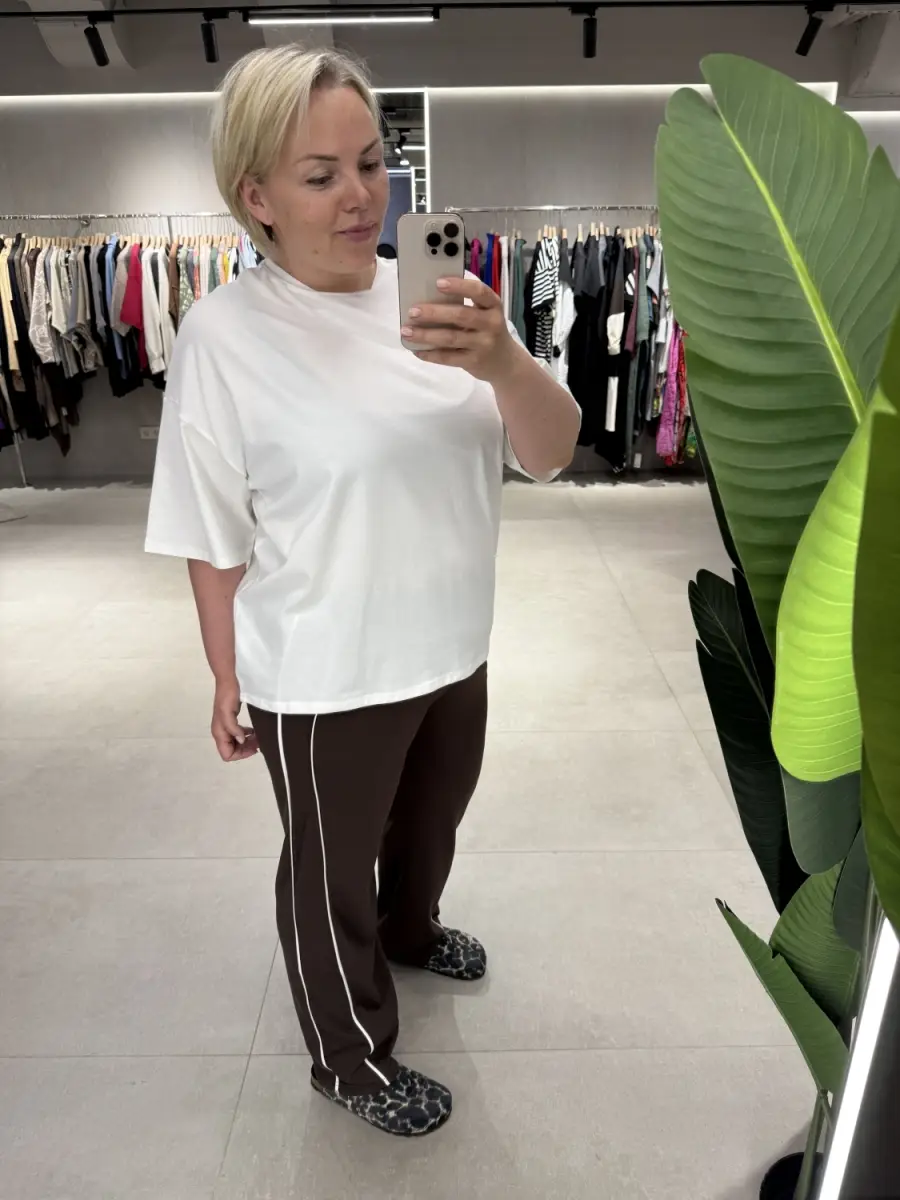 Брюки с лампасами 82677 Батал ЭТТО ПЛЮС фото 10