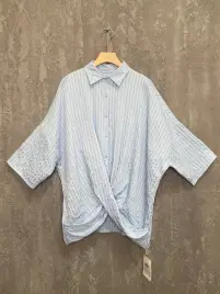 Блуза 88271 с коротким рукавом