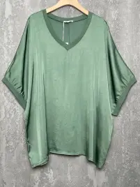 Блуза 84085 (виридиан) Уценка