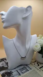 Колье серебряного цвета Б260036