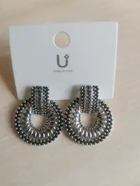 Серьги Серебряные узоры Б550038-1