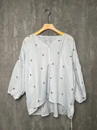 Блуза 95196 (голубой) Уценка