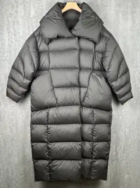 Длинный пуховик - пальто 711