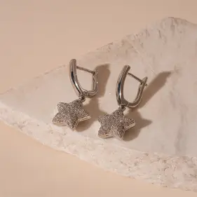 Серьги Звездочки Б0104