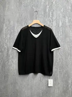 Джемпер короткий рукав 23066 размер 50- 58