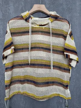 Толстовка сетка с капюшоном 87063