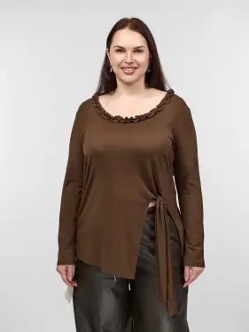 Блузка трикотажная 0217 Размеры 50-58