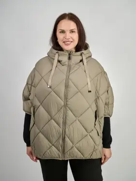 Пончо 2335 (капучино, 52-62) Уценка