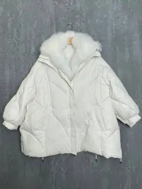 Куртка пух с мехом 8662