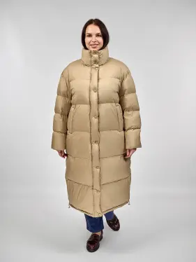 Пуховое пальто 9066 Размер 54-58