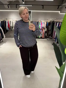 Лонгслив в полоску 0026