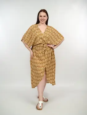 Туника-халат (жёлтый)348