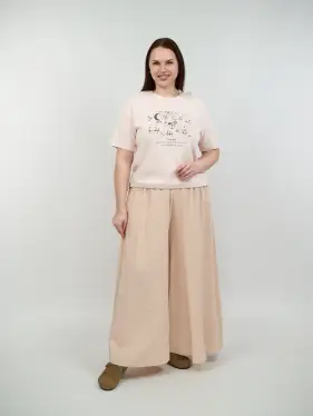 Брюки юбка 2095 Размеры 46-58