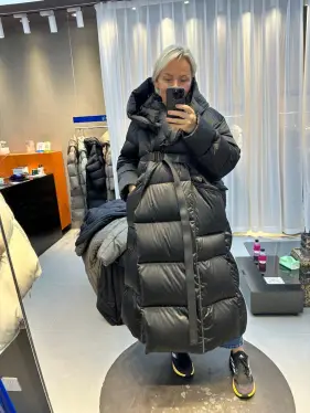 Пуховое пальто  202438