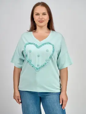 Футболка Сердце 6001 Италия