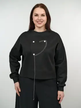 Лонгслив "Сердце" Бэст 2141 Размер 48-54