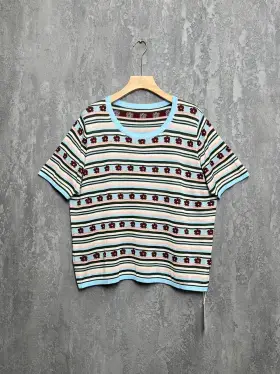 Джемпер полосы 23038 размер 50- 58