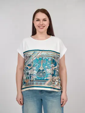 Блуза Италия 8860 Размер 50-58