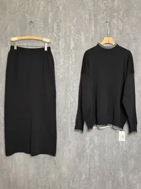 Костюм с юбкой трикотажный 2351