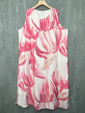 Сарафан ЭттоПлюс 0024 размеры 52- 58 (розовый, 1)Уценка