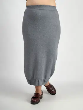 Юбка ЭттоПлюс 665 Размер 50-58 (серый) Уценка