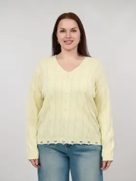 Джемпер Италия косы 3388 Размер 50-58