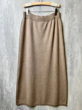 Юбка с бахромой снизу ЭттоПлюс 659