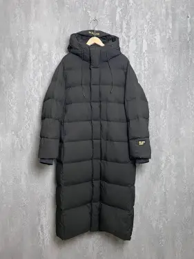 Пуховое пальто 9029 Размер 50-58(черный)