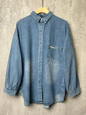 Джинсовая рубашка 