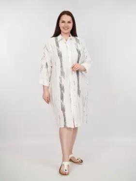 Платье рубашка ЭттоПлюс 22983 Размер 50-58