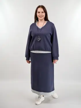 Костюм тройка 0093 Размеры 54-58