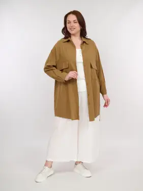 Рубашка-кардиган 6018 Размер 50-58