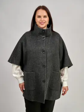 Пальто шерсть размер 50-60 0718-1