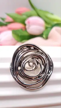 Брошь Роза Б0018