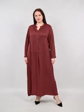 Платье 1002 Размер 52-58 (марсала)