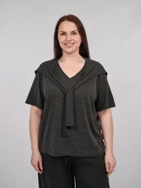 Футболка с накидкой 1080 Размер 52-58