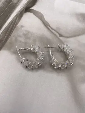 Серьги Льдинки Б0072