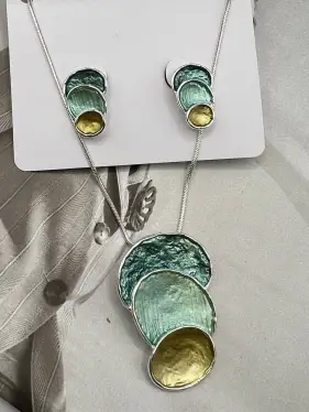 Набор колье и серьги 36142