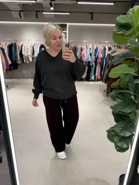 Джемпер с v-вырезом 2563 Этто Плюс