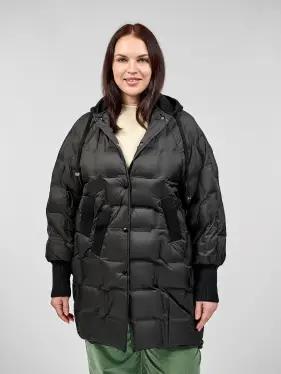 Пуховое пальто 6562 Размер 48-54