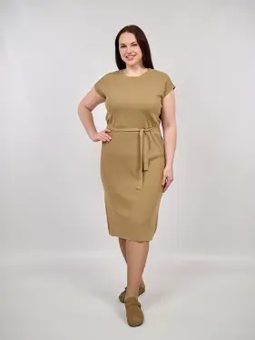 Трикотажное платье 2235