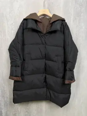 Пуховая куртка двойной цвет 24135