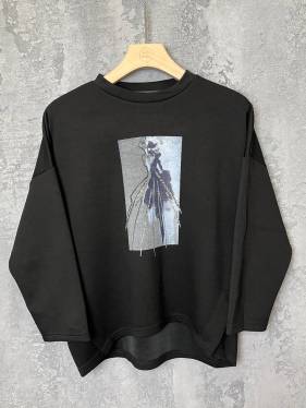 Блуза "Девушка" 16596 Размер 46-50