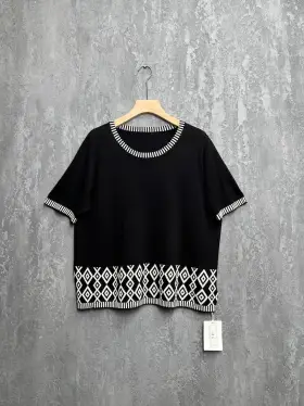 Джемпер узор 23068 размер 50- 56