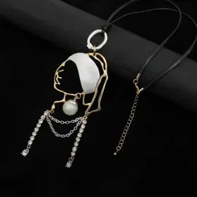 Колье Девушка с жемчужной сережкой Б0109