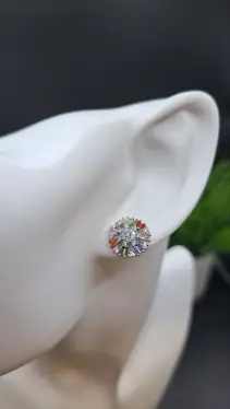 Серьги Семицветик Б00022