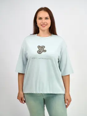 Лонгслив с принтом 95047