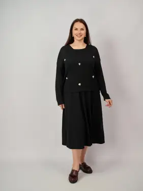 Платье с накидкой 23338 Размер 50-58