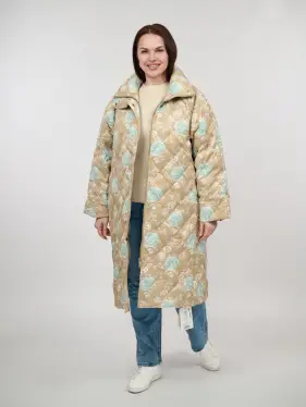 Пуховое пальто 51030 Размер 50-56